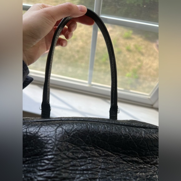 BALENCIAGA Leather Blanket Square Bag - Picture 5 of 16